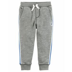 Carters Boys Pull-On French Terry Joggers Textured Sweatpants Size 4/5 NEW
